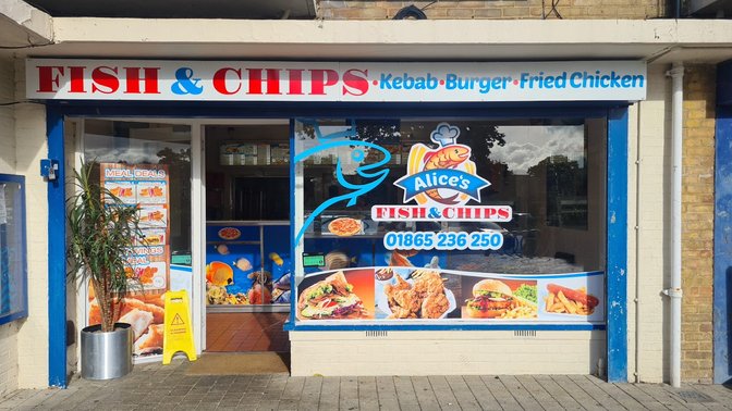 Alices Fish And Chips Woodfarm Oxford
