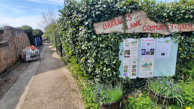 Barracks Lane Community Garden