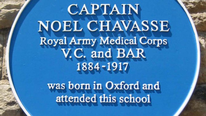 Blue Plaque: Noel Chavasse