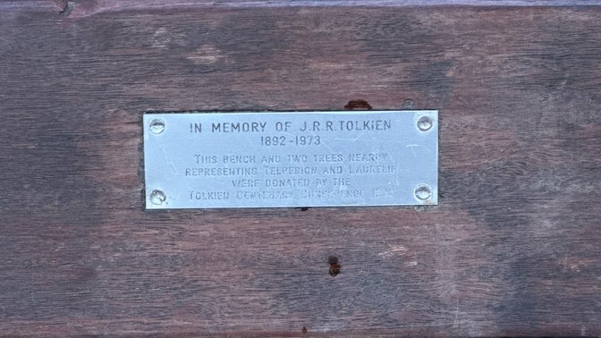 J.R.R. Tolkien Bench