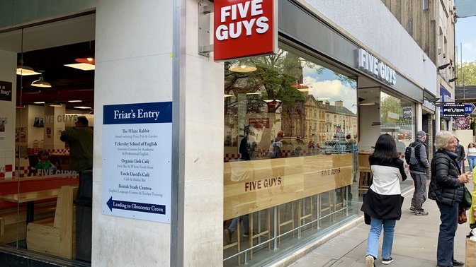 Five Guys Burgers and Fries Oxford