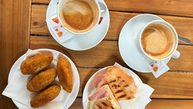 Portuguese cafe (formerly Madeira supermarket)