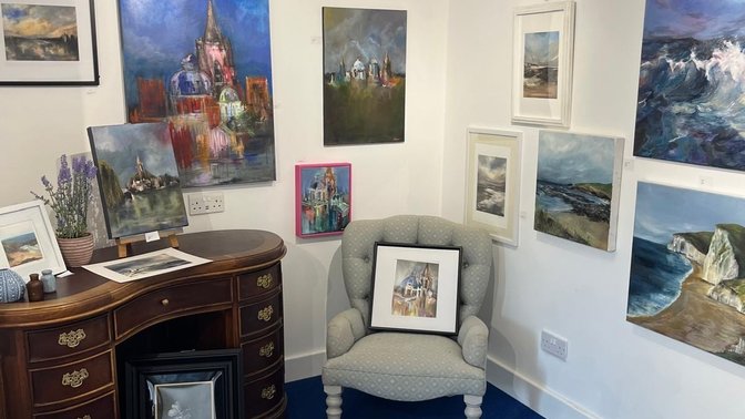 Osney Marina and Tatty Art Gallery