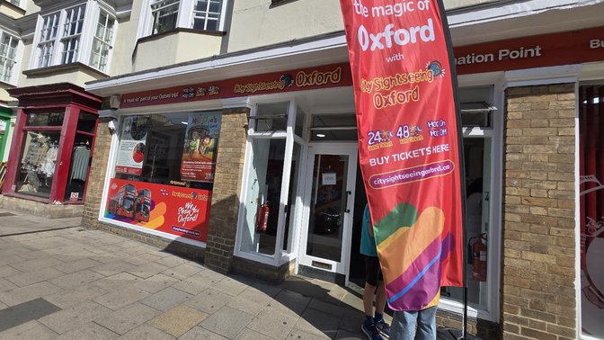 City Sightseeing Oxford Visitor Information Point