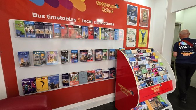 City Sightseeing Oxford Visitor Information Point