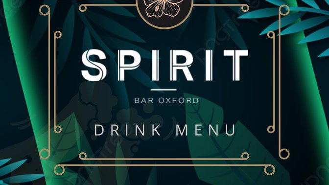 Spirit Bar Oxford