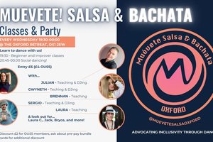 ¡Muévete! Learn Salsa & Bachata and dance until midnight!