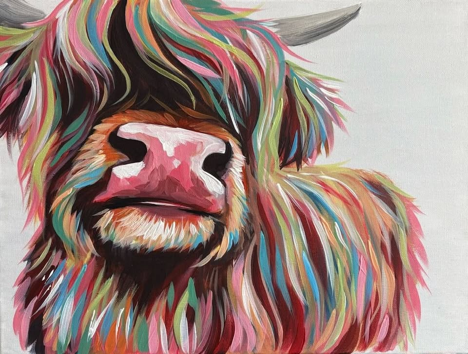 Join Brush Party to paint the adorable 'Colourful Coo' in Oxford