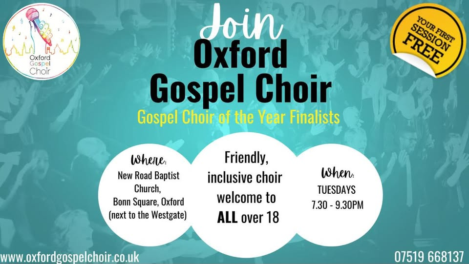Oxford Gospel Choir Rehearsals