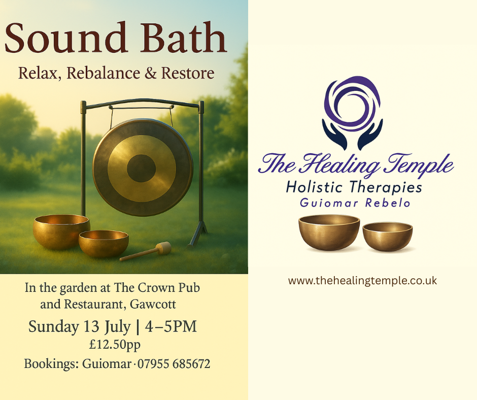 Sound Bath in The Garden at The Crown Pub & Restaurant - Gawcott