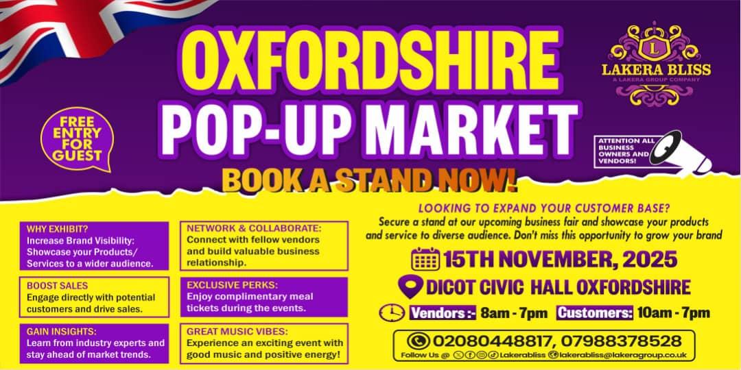 Oxfordshire Pop-up Market