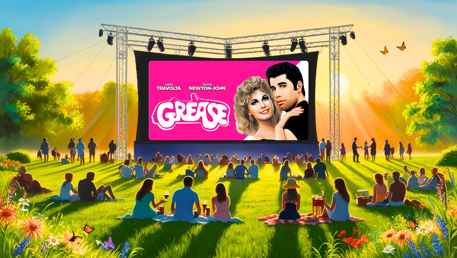 Grease! Outdoor Cinema at Milton Hill House in Oxford