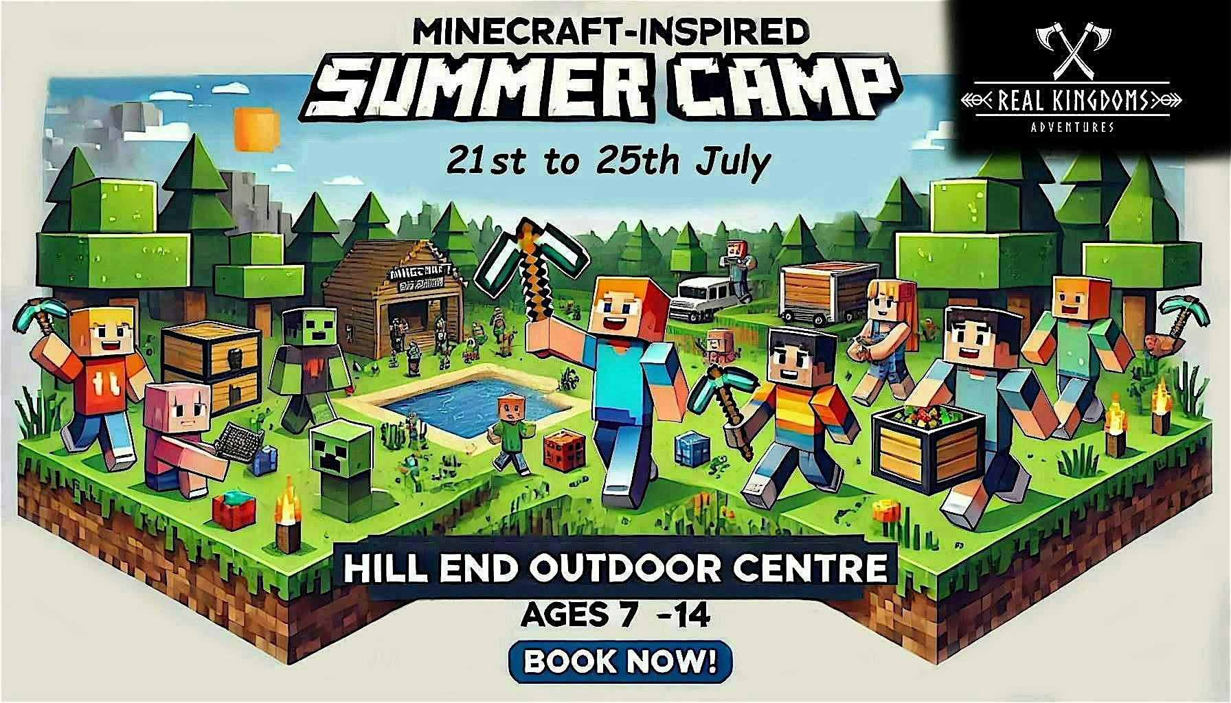 Minecraft inspired summer camp
