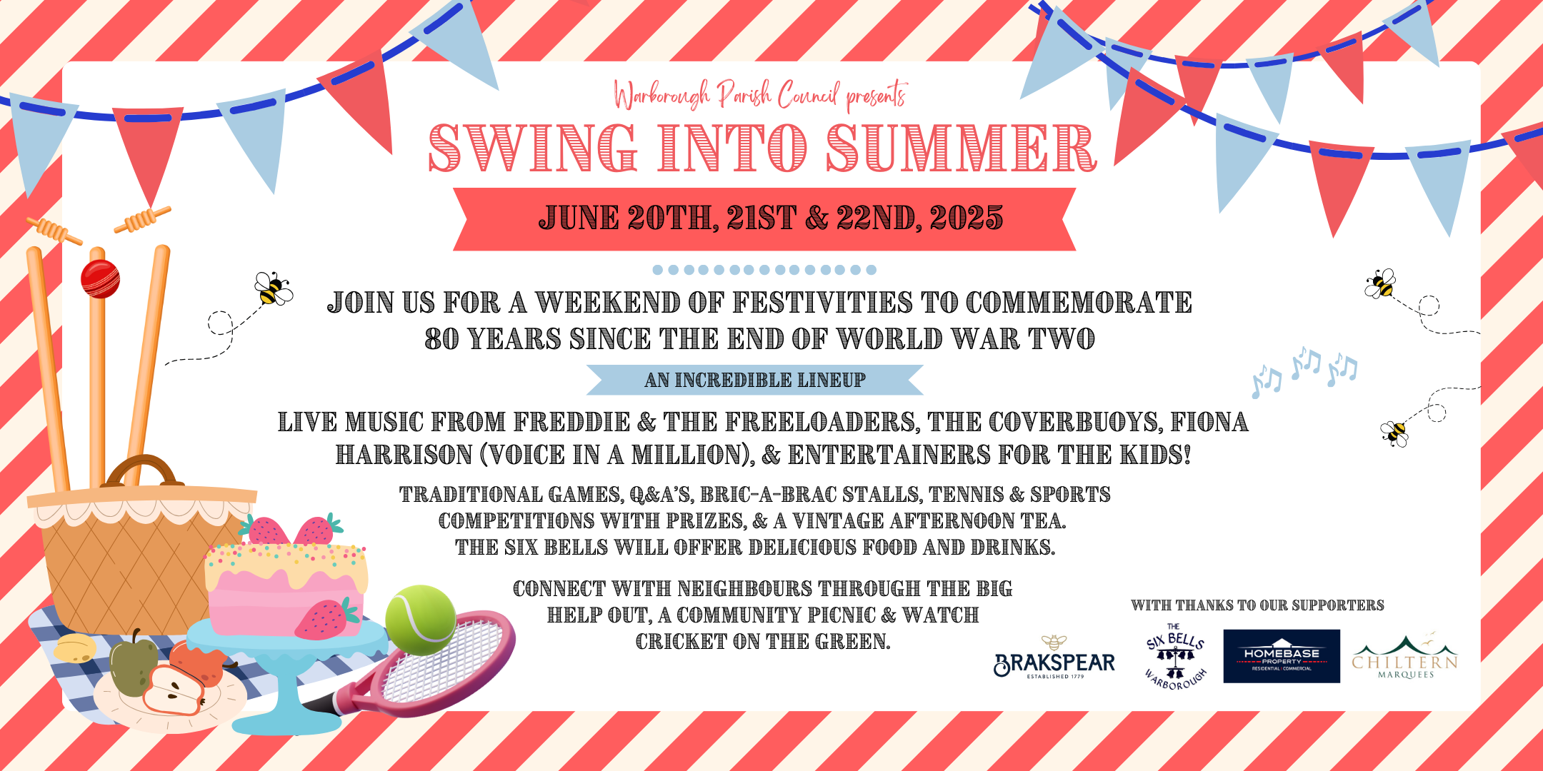 Swing Into Summer.	  Friday June 20th - Sunday June 22nd